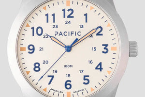 CASCADIA FIELD WATCH/ WHITE Pacific Watch Company