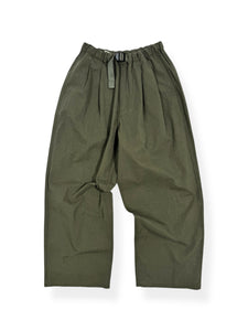 TWO TUCK WIDE PANTS / KHAKI