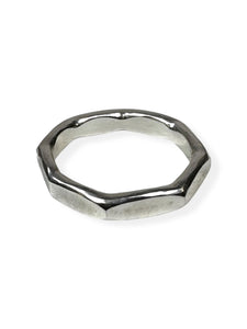 POLISHED OCTAGON RING