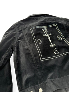 VELOUR TRUCKER JACKET