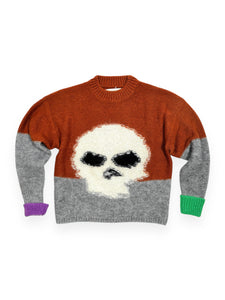 MOHAIR SKULL SWEATER