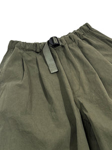 TWO TUCK WIDE PANTS / KHAKI