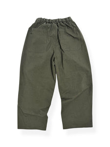 TWO TUCK WIDE PANTS / KHAKI