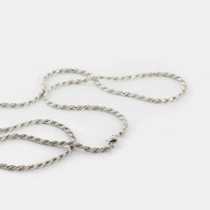 ROPE NECKLACE / SILVER SERGE DENIMES