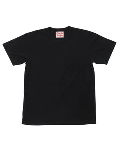 RECYCLED COTTON SLUB T / BLK