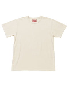 RECYCLED COTTON SLUB T / ECRU