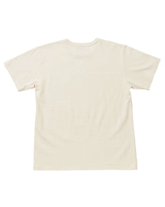 RECYCLED COTTON SLUB T / ECRU