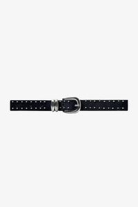 STUDDED BELT PEARLED IVORY