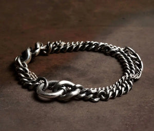 TWO CHAINS RING BRACELET WERKSTATT MUNCHEN